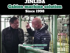 매시 크기 80x100mm,속도 195m/h,자동 GLD-2 가비온 생산 라인