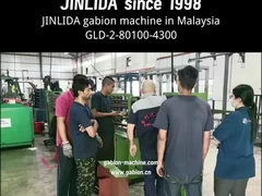 고속 GLD-2-80100-4300 가비온 망 기계 전력 30KW