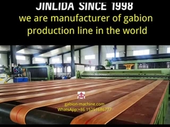 중국 최초의 완전 자동 가비온 기계 공장 투어 자발적으로 개발, 시간 절약 & 효율적