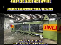 JINLIDA CNC 가비온 망 기계: 10,000 평방 미터 매일 출력