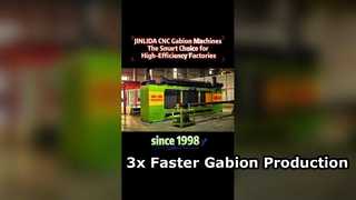 CNC 돌망태 기계 | 3배 출력, 고속 생산, 단선 없음