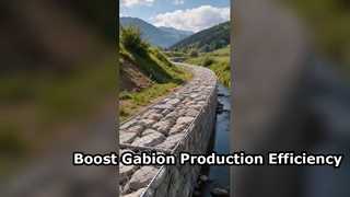 Gabion Mesh가 강 경사면을 보호하는 방법!