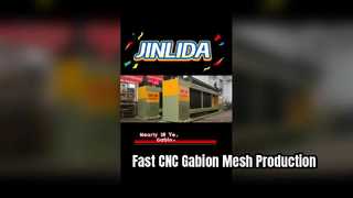 JINLIDA CNC 돌망태 메쉬 기계 | 간단한 조작, 빠른 생산