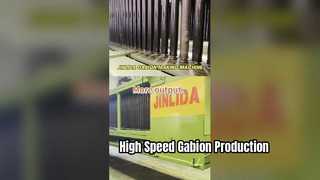 새로운 배송! JINLIDA Gabion 기계가 남아시아 고객에게 배송되었습니다.