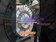 JINLIDA CNC gabion 메쉬 기계는 모든 부품의 응력 균형을 맞추기 위해 동일한 강도 설계를 채택합니다.