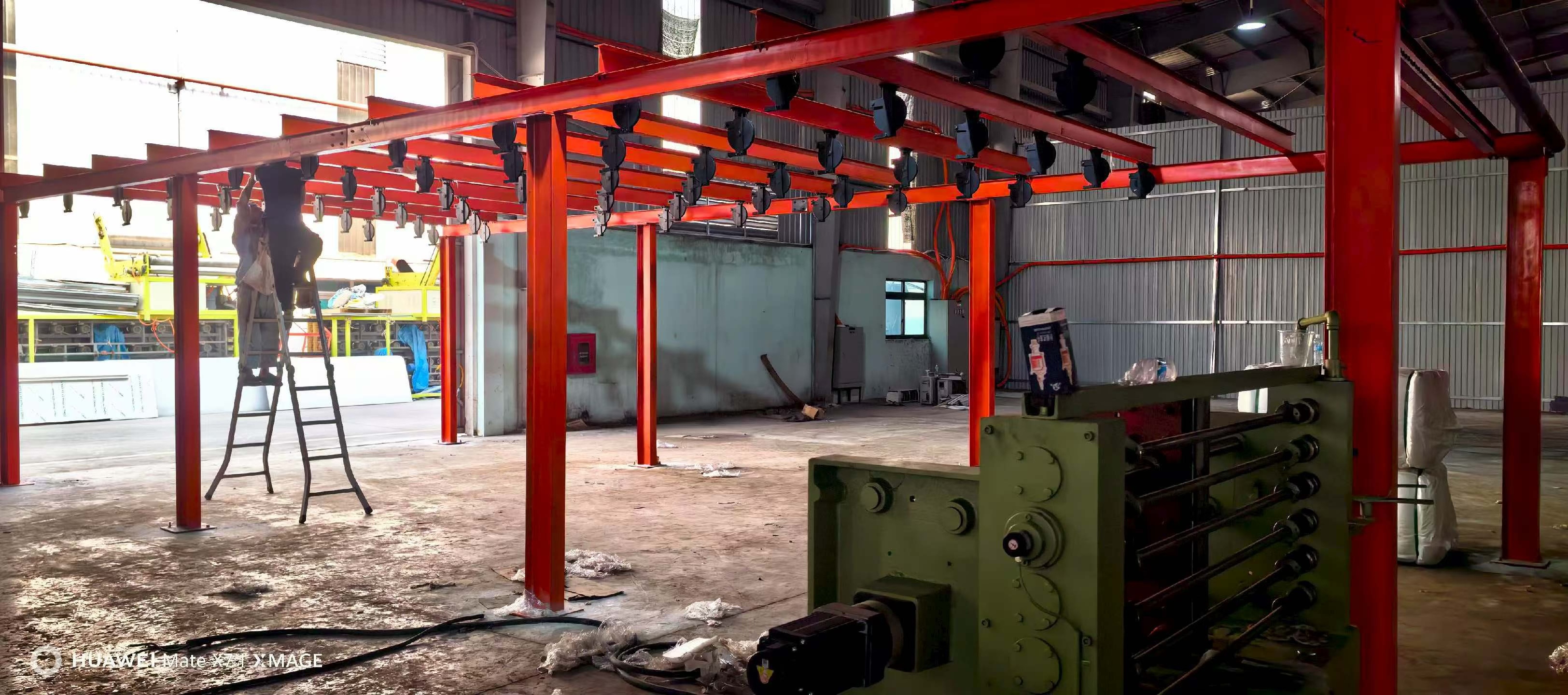 최신 회사 블로그 CNC 가비온 머신용 고효율의 밸브 랙. 안정성을 향상시키고 와이어 파열을 줄입니다.