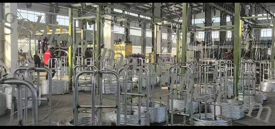 주문 고속 CNC 가비온 망 기계 효율적인 와이어 망 생산 온라인 제품