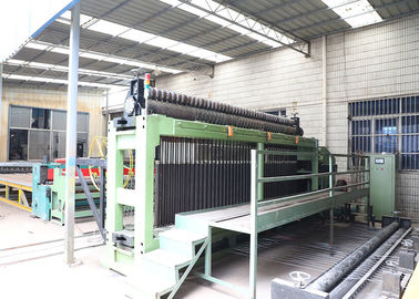 주문 100x120mm 매쉬의 크기 자동적인 기름 체계 4300mm Gabion 기계 온라인 제품
