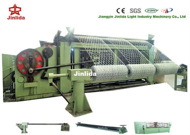 주문 5000mm 30kw Gabion 메시 기계 PLC 통제 100*120mm 6각형 철망사 온라인 제품
