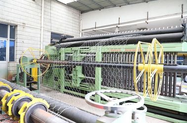 주문 3.2mm 철사 80x100mm 조정가능한 Gabion 메시 기계 195m/h 메시 산출 온라인 제품