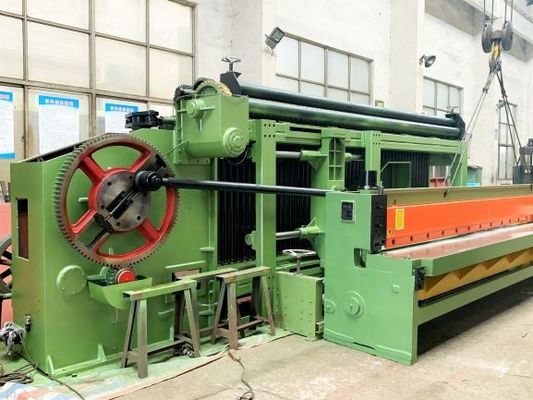 주문 직류 전기를 통한 완전히 자동적인 돌망태 상자 기계 92*127mm 돌 철망사 감금소 온라인 제품