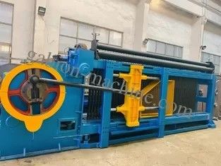 주문 개비온 매트리스를 위한 자동 66*88mm 개비온 기계 165m/h 아연 도금선 메쉬 온라인 제품