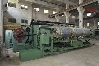 주문 토목 공학을 위한 25RPM 아연 입히는 Gabion 철사 감금소 기계 온라인 제품