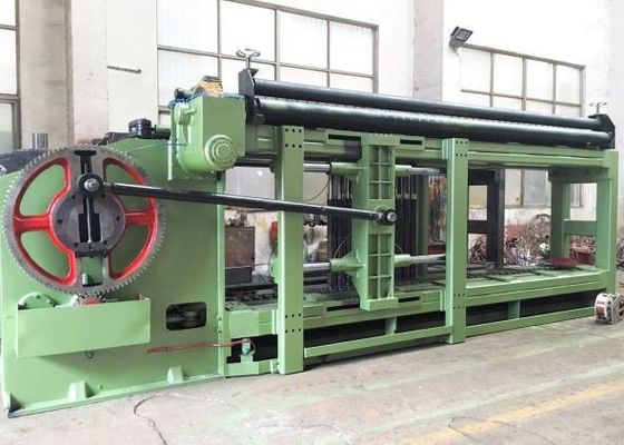 주문 관례 3300mm PVC 입히는 철사 6각형 돌망태 메시 기계 온라인 제품