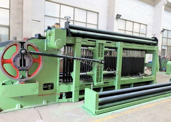 주문 갈판 와이어 개비온 박스 성형기 22 kw 4300 밀리미터 폭 더블 트위스트 메쉬 온라인 제품